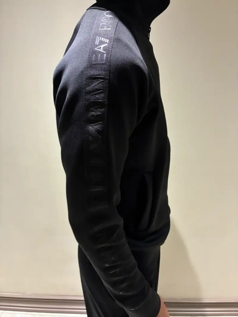 Poleron negro EA7 Emporio Armani para hombre - 2