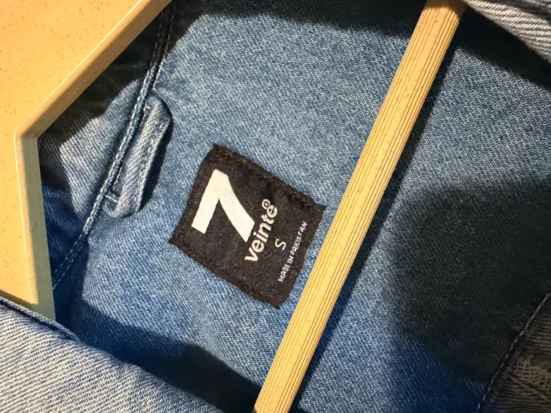 Chaqueton de mezclilla azul claro 7veinte - 3