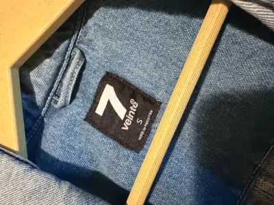Chaqueton de mezclilla azul claro 7veinte - miniatura 3