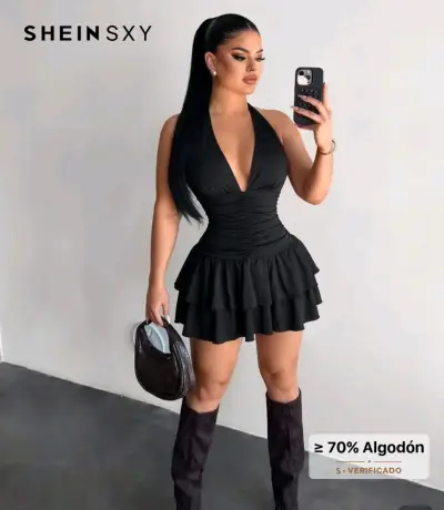 Vestido negro Shein L-XL - miniatura 1