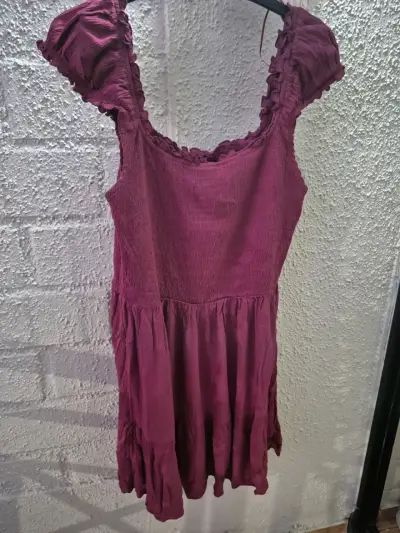 Vestido corto morado - miniatura 1