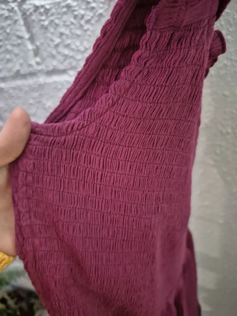 Vestido corto morado - 3