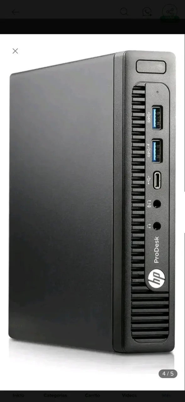 Mini PC HP ProDesk i3 6100T 8gb/500gb HDD - 2