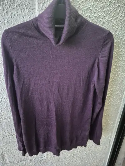 Suéter Morado Cuello Alto Jones New York Talla L - miniatura 3