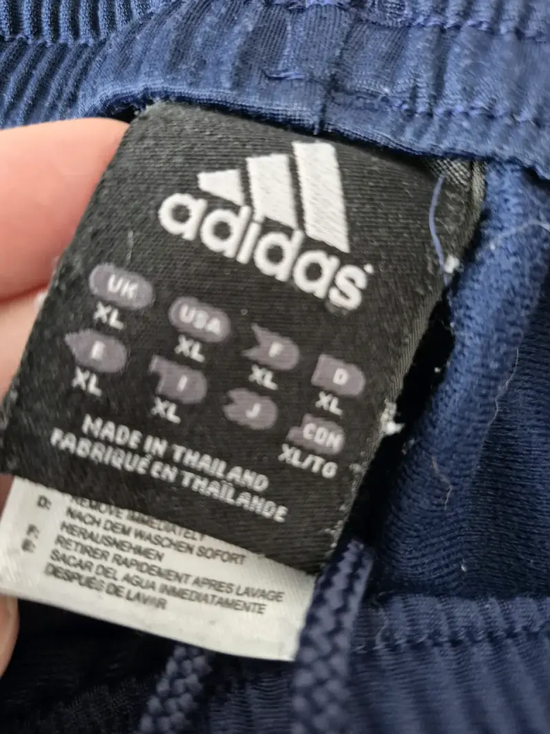 Pantalones deportivos azul marino Adidas talla XL - 3