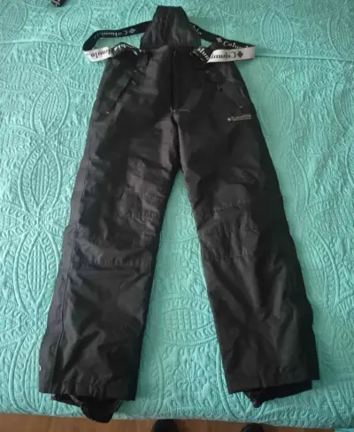Pantalones de nieve Columbia negros para hombre - miniatura 1
