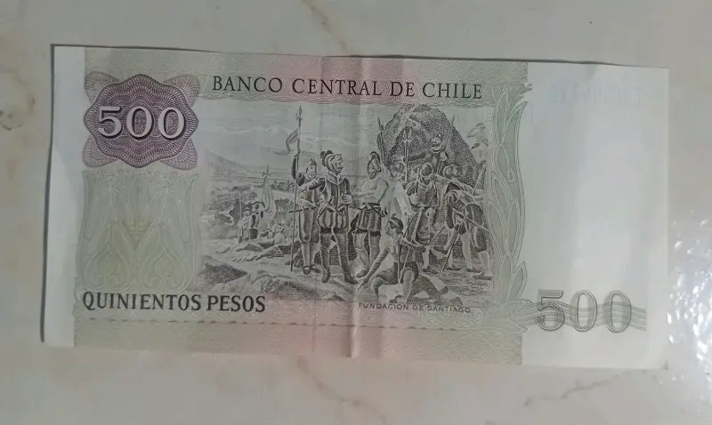 Billete de 500 pesos chilenos de 1995 - 2