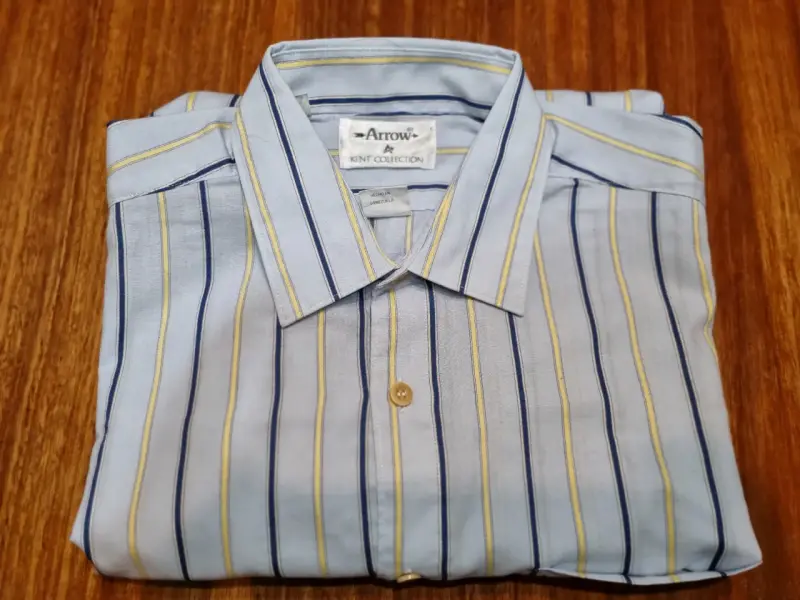 Camisa de rayas para hombre Arrow Kent Collection - 1
