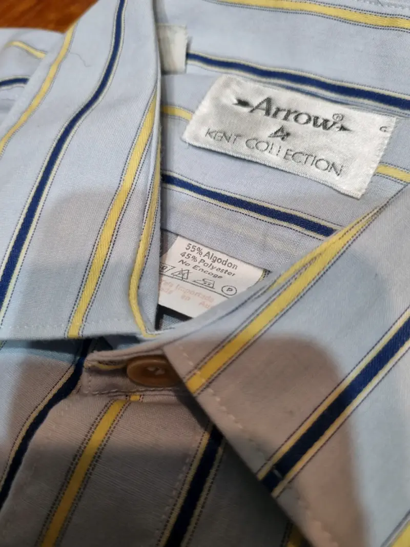 Camisa de rayas para hombre Arrow Kent Collection - 3