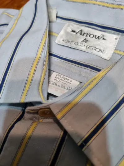 Camisa de rayas para hombre Arrow Kent Collection - miniatura 3