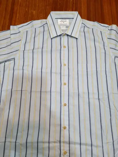 Camisa de rayas para hombre Arrow Kent Collection - miniatura 5