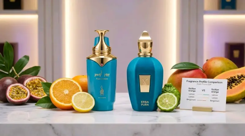 Perfume Pure Ombre con notas cítricas