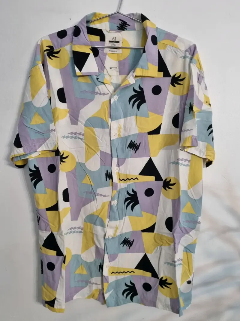 Camisa estampada geométrica Americanino talla L - 1