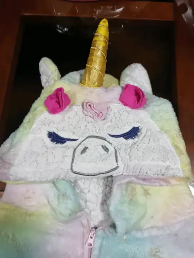 Pijama  unicornio multicolor talla 10/12  años - miniatura 3