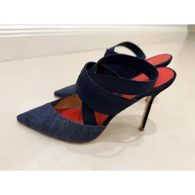 Zapatos Carolina Herrera Azul - miniatura 3