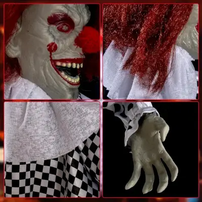 Decoración de Halloween payaso colgante animado - miniatura 4