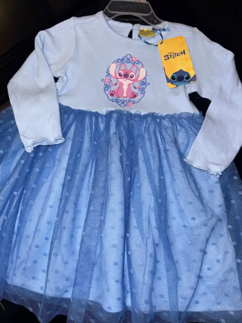 Vestido infantil Disney Stitch azul