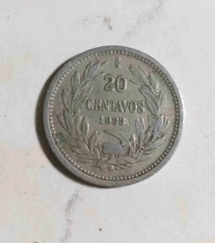 Moneda de 20 centavos de 1933