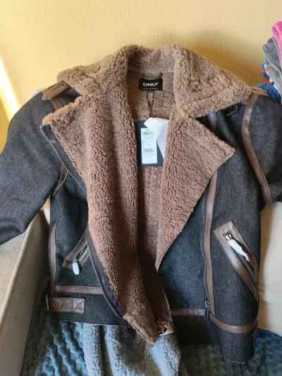 Chaqueta de invierno con forro de borrego Only - miniatura 1