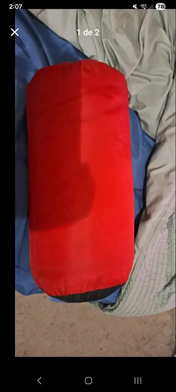 Saco de dormir rojo - 2