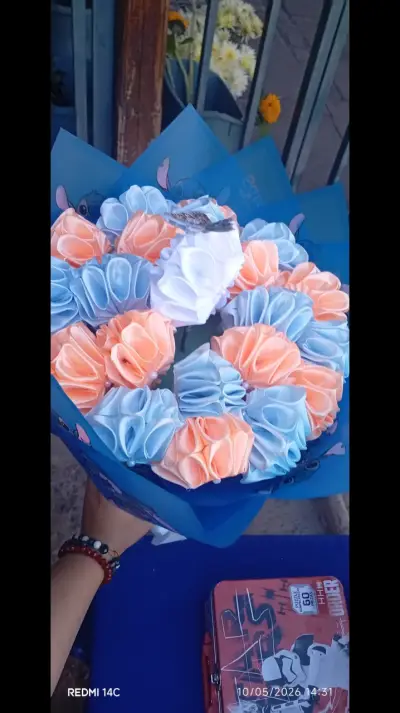 Ramo de flores eternas decorativas - miniatura 6