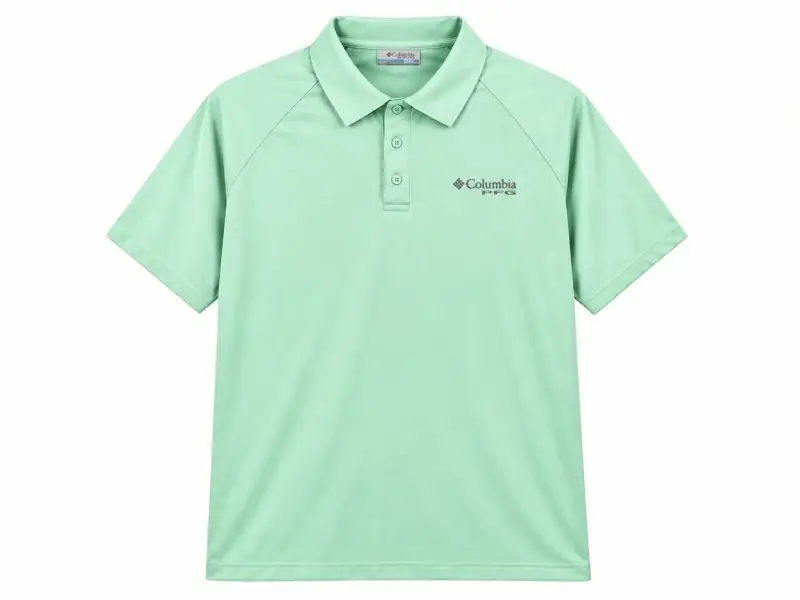 Polera Polo Verde Columbia PFG para Hombre - 1