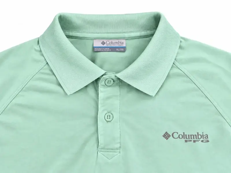 Polera Polo Verde Columbia PFG para Hombre - 3