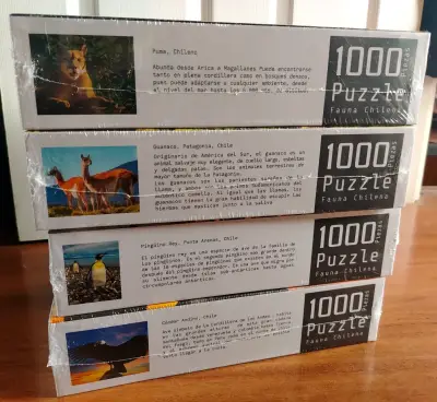 Puzzles 1000 Piezas, Fauna Chilena - miniatura 1