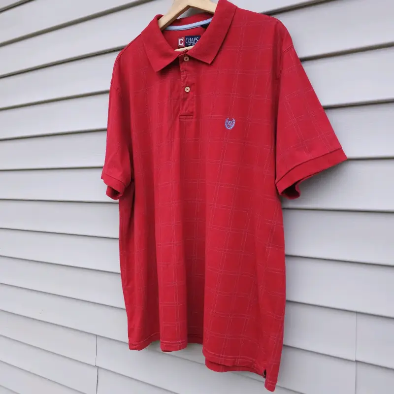 Polera Polo Roja Chaps para Hombre - 2