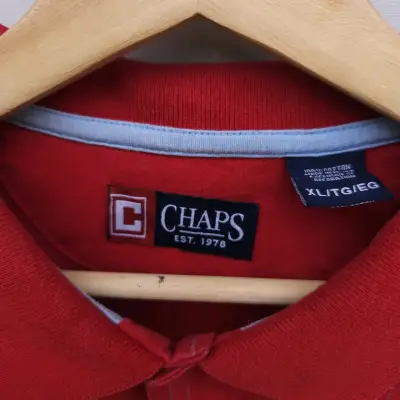 Polera Polo Roja Chaps para Hombre - miniatura 3