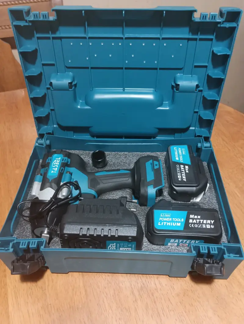 Llave de impacto inalámbrica Tasbel con batería de litio - 4
