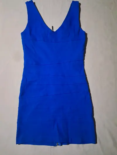 Vestido azul sin mangas talla XS - miniatura 2