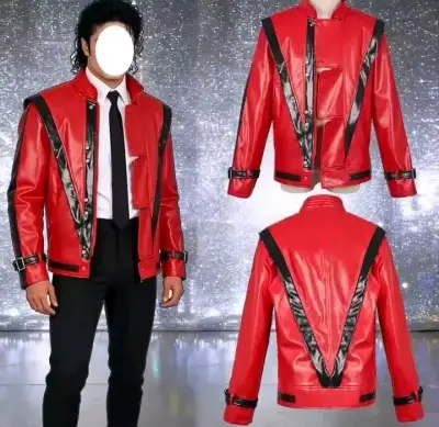 Chaqueta roja  icónico Michael Jackson thriller - miniatura 1
