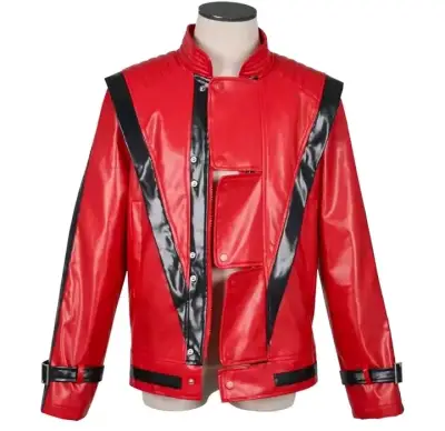Chaqueta roja  icónico Michael Jackson thriller - miniatura 2