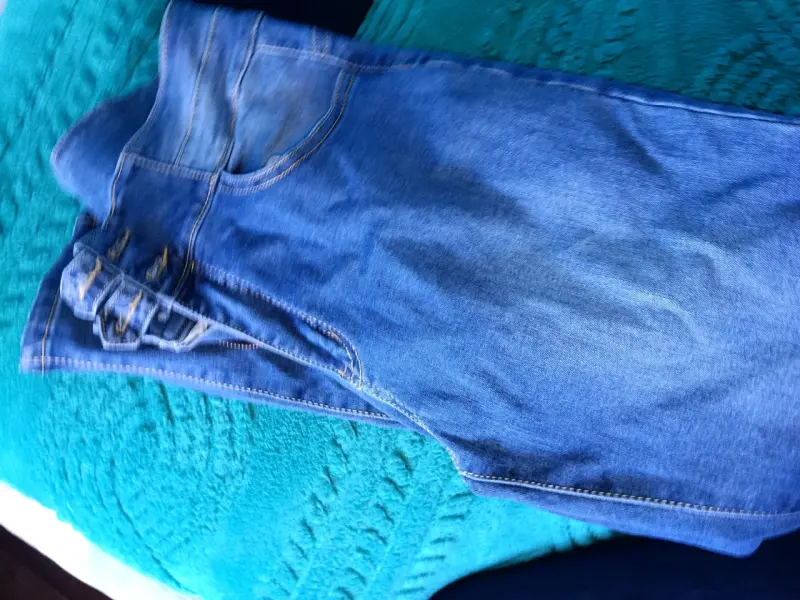 Jeans Zibel para mujer azul claro desgastado - 3