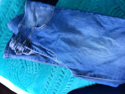 Jeans Zibel para mujer azul claro desgastado - miniatura 3