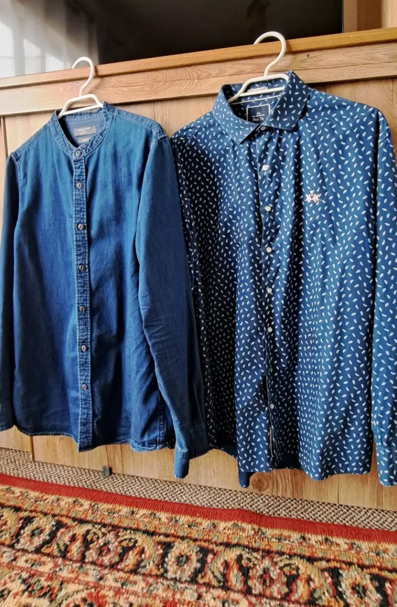 Camisa azul estampada La Martina para hombre - 2