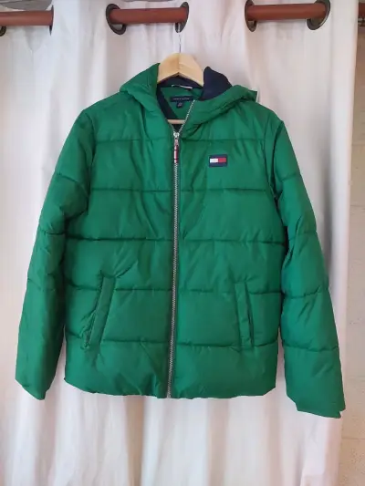 Chaqueta niño XL verde Tommy Hilfiger - miniatura 1