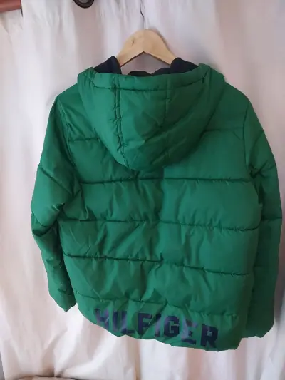 Chaqueta niño XL verde Tommy Hilfiger - miniatura 4
