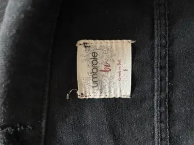 Chaqueta negra con bordado dorado Umbale - miniatura 2