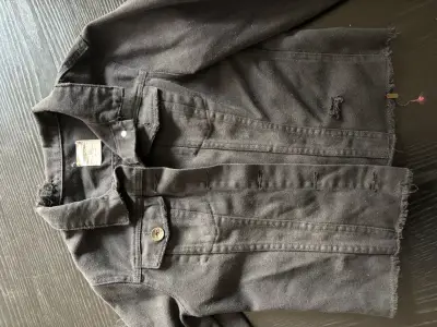 Chaqueta negra con bordado dorado Umbale - miniatura 3