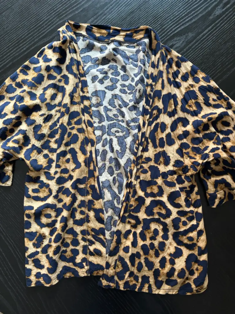 Kimono estampado animal print para mujer - 2