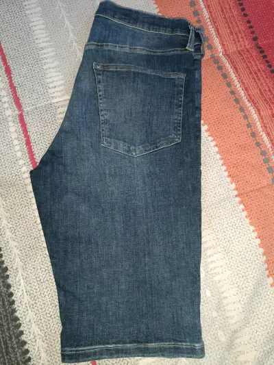Bermudas de mezclilla slim fit   H&M - miniatura 1
