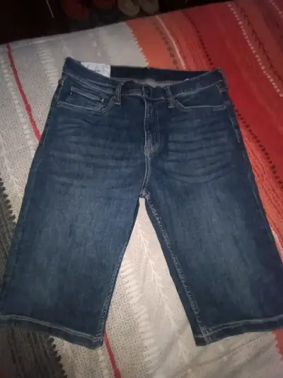 Bermudas de mezclilla slim fit   H&M - miniatura 5