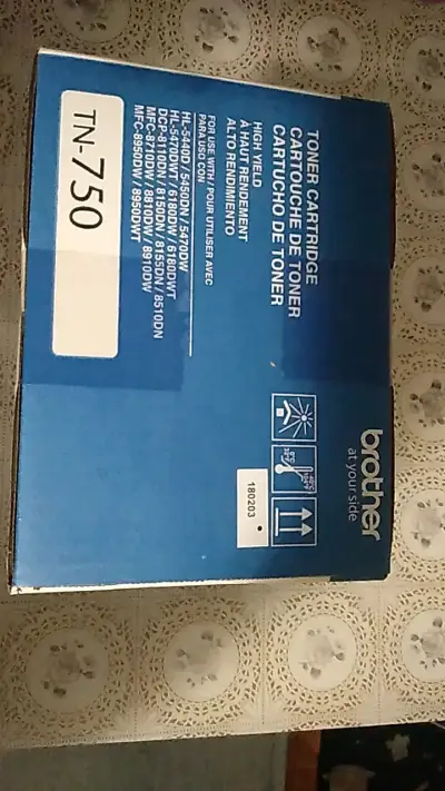 Cartucho de tóner Brother TN-750 alto rendimiento - miniatura 1
