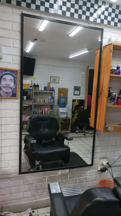 Espejo de peluquería grande rectangular - miniatura 3