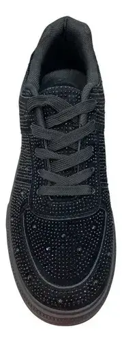 Zapatillas negras con detalles brillantes talla 40 - miniatura 2