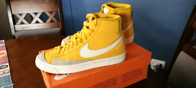 Zapatillas Nike Blazer Mid Amarillas - 1