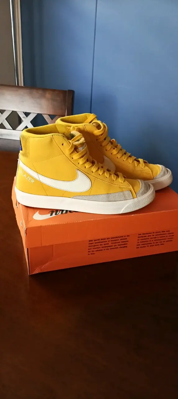 Zapatillas Nike Blazer Mid Amarillas - 2