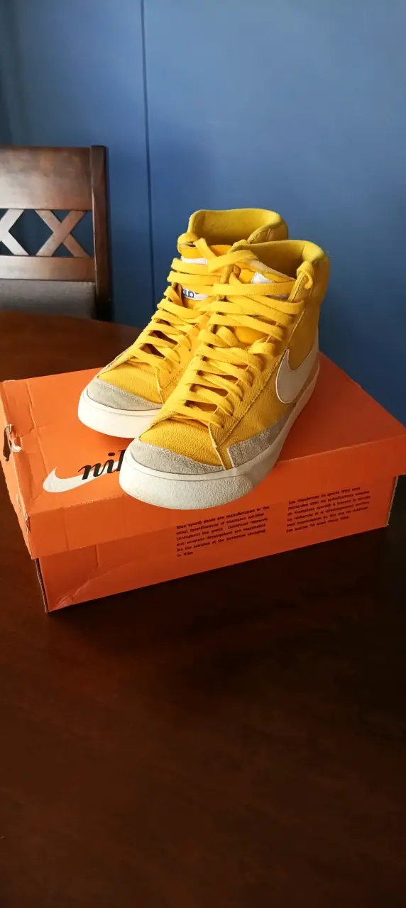 Zapatillas Nike Blazer Mid Amarillas - 3